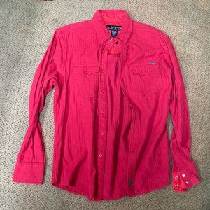 Alpine starsRed Large collared shirt